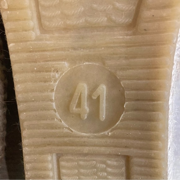 LITTLE BURGUNDY Sz 10 Slip On Platform Slip On Espadrilles Sole Flats Slides - Picture 9 of 10